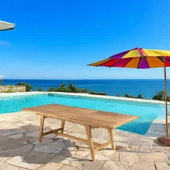 Table de jardin extensible teck 180/240 SUMMER