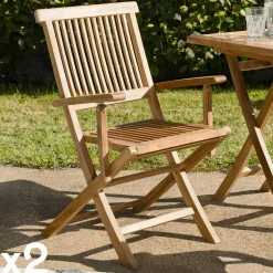 Table de jardin extensible teck 180/240 SUMMER