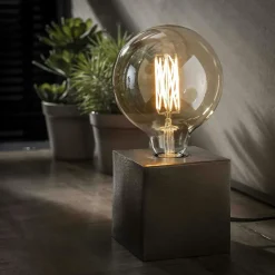 Table de nuit avec rangement effet chêne - 1 porte 1 niche JENA
