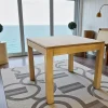 Table de repas Hévéa 80x80x74cm GALA