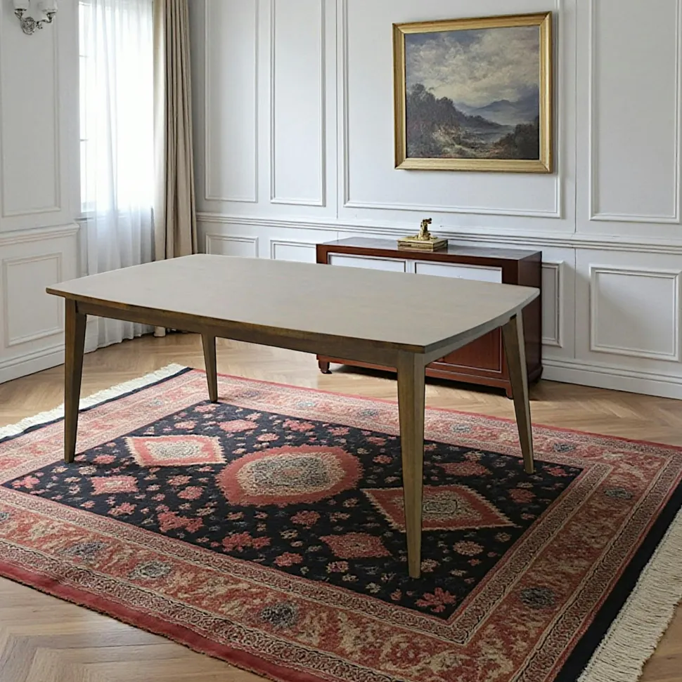 Table de repas Hévéa 180x100x76cm SIXTIES