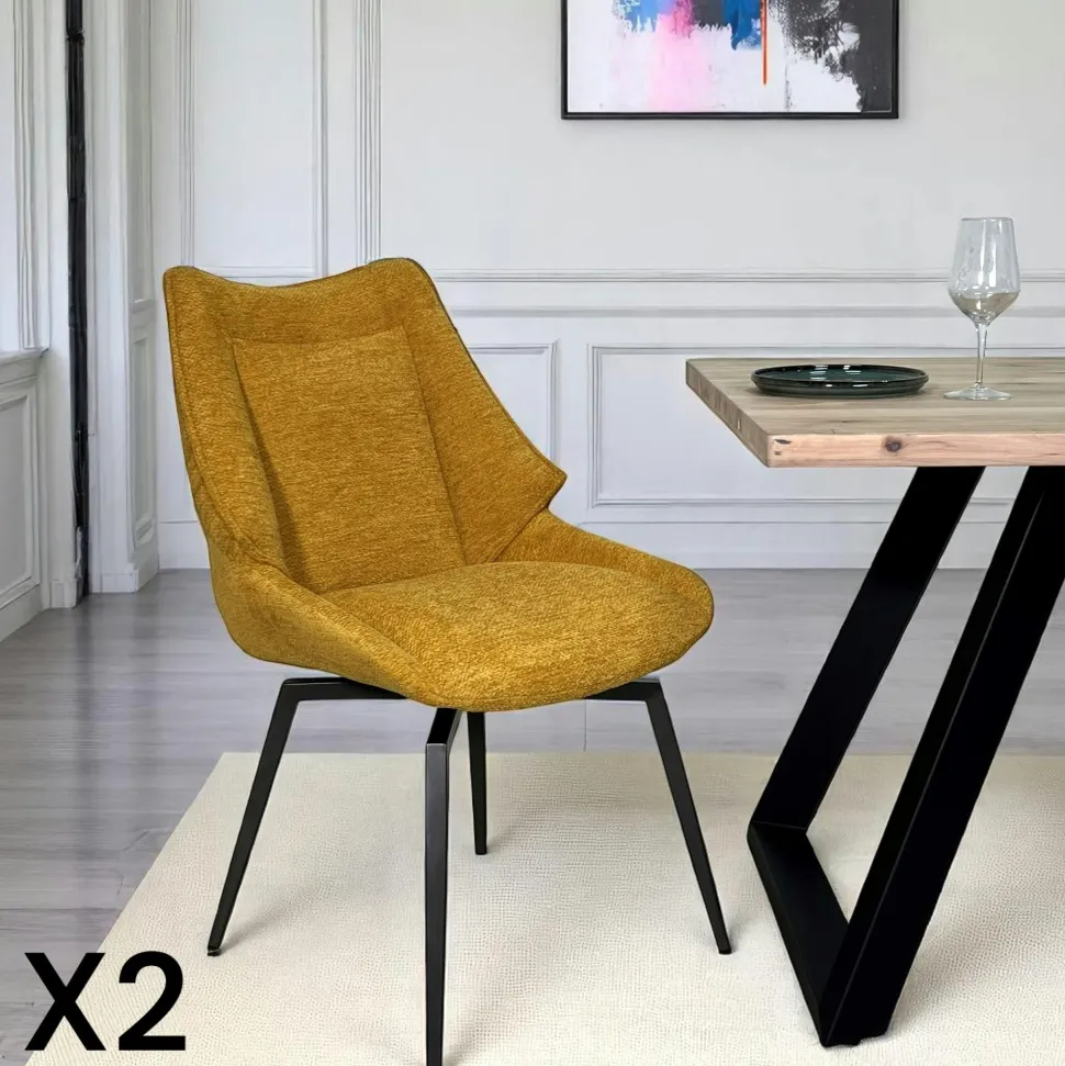 Table extensible en chêne blanc avec bords naturels 240 cm PALERME