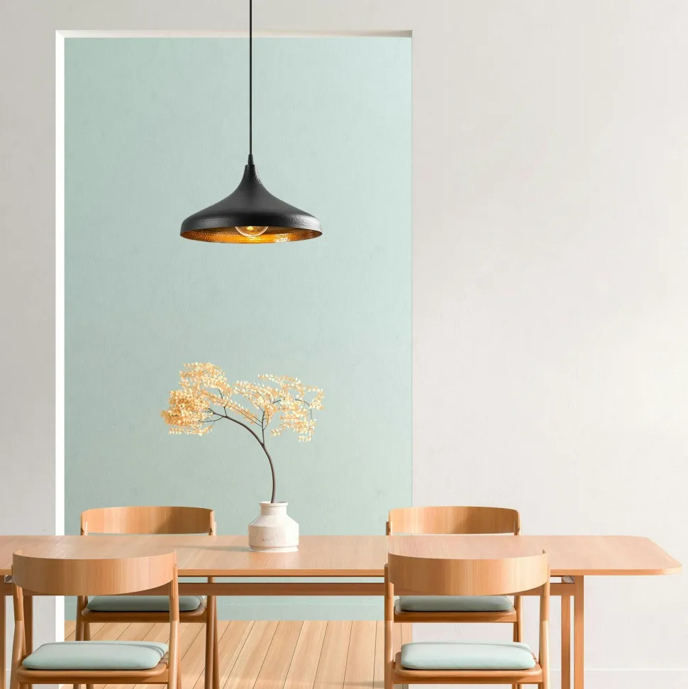 Table gigogne en verre - cadre doré (lot de 3) ⌀80 cm TULUM