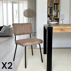 Table ovale pied central croisé 150 cm RALF