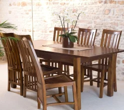 Table repas + allonge 160/200cm LOLA
