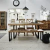Table Repas Extensible Bois recyclé 180/240x90x77cm BRISBANE