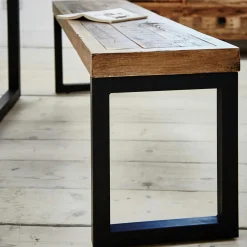 Table Repas Extensible Bois recyclé 180/240x90x77cm BRISBANE