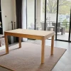 Table repas extensible hévéa 140/230cm OLGA