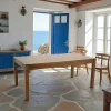 Table repas rectangle extensible 180-280cm hévéa ATTAN