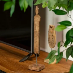 Table ronde en chêne clair avec piètement baguette ø120 cm AMSTERDAM