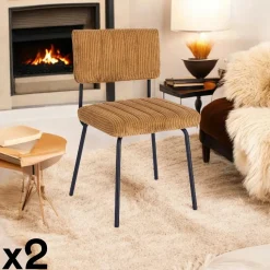Table ronde extensible en chêne brun 130 cm PALERME
