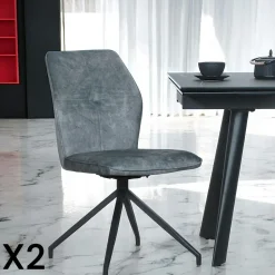 Table ronde extensible en chêne blanc 120 cm PALERME