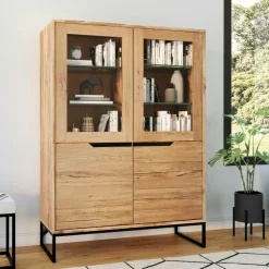 Table ronde extensible en chêne huilé 140 cm PALERME