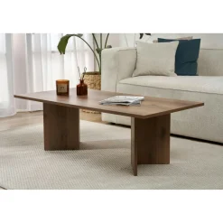Étagère colonne design - effet bois clair MARFA