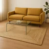 Tapis bohème en jute tressée 180x240 cm FEZ