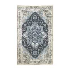 Tapis bohème en jute tressée 180x240 cm FEZ