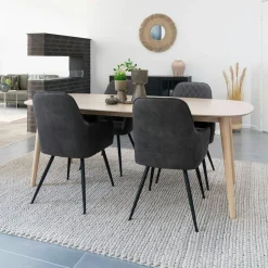 Tapis écru en laine tressée main 200x300 cm FEZ