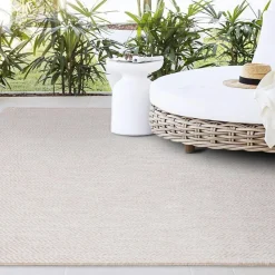 Tapis de salon écru – motif chevron, 200x290 cm ISTANBUL