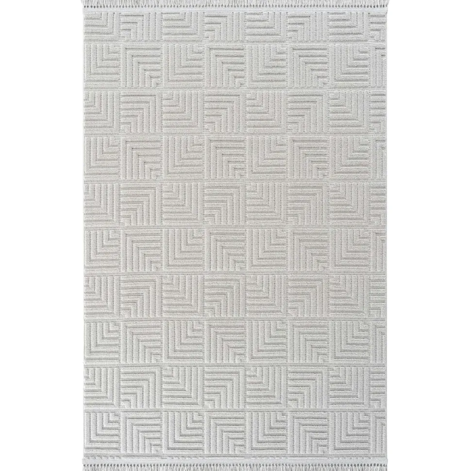 Tapis gris foncé – motif carré, 120x180 cm ISTANBUL