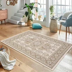 Tapis oriental marron – motifs persans, 160x230 cm ISTANBUL