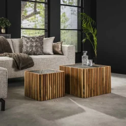 Tapis rectangulaire 200 x 290 cm laine tissée beige