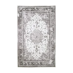 Tapis vintage bleu à motifs traditionnels 160x230 cm FEZ