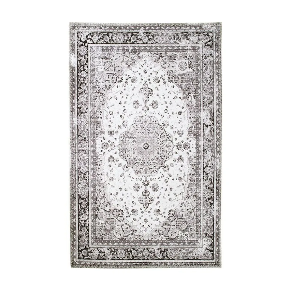 Tapis vintage orange et bleu à motifs traditionnels 200x300 cm FEZ