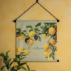 Toile kakemono citrons 50x50 cm