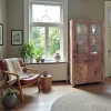 Vaisselier bois d'hévéa 4 portes TESSA