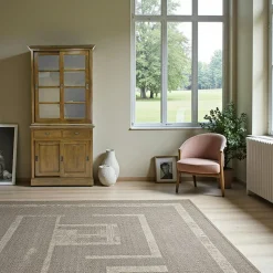 Vaisselier portes vitrées coulissantes 106x220cm TRADITION