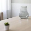 Vase en verre fumé gris